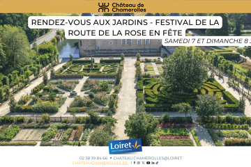 See you at the gardens and festival of the rose route in celebration