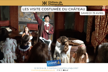 The costumed visit of the castle