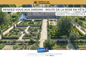 See you at the gardens and festival of the rose route in celebration