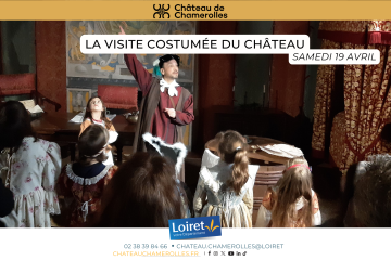 The costumed visit of the castle