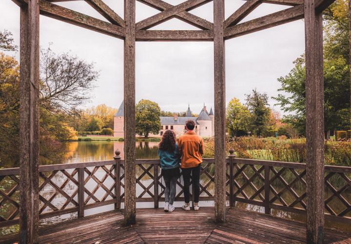 Le château aux couleurs de l'automne