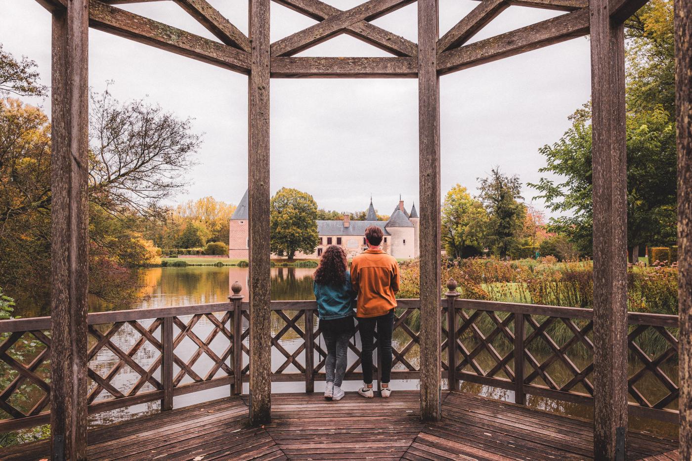 Le château aux couleurs de l'automne