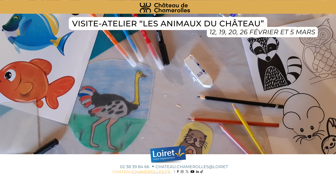 Visites atelier les animaux du château