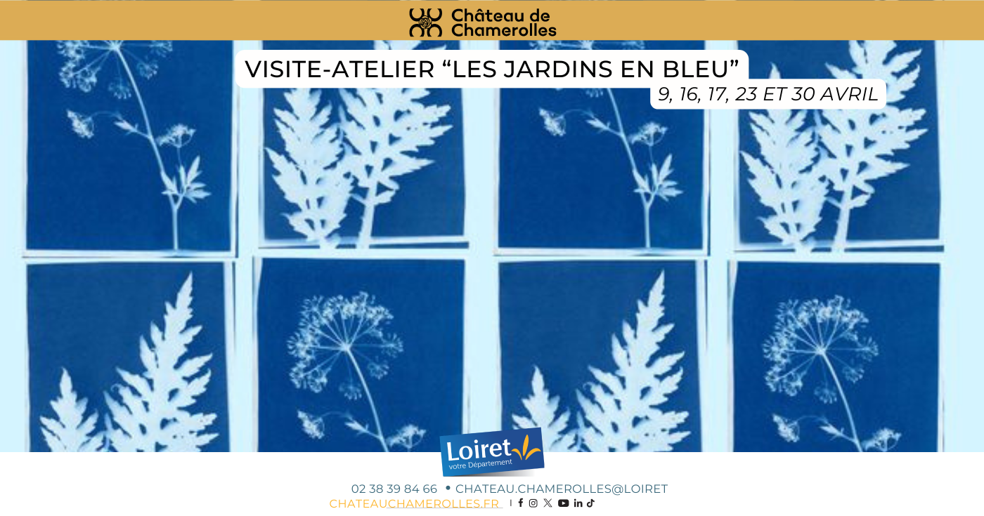 Visite-atelier les jardins en bleu