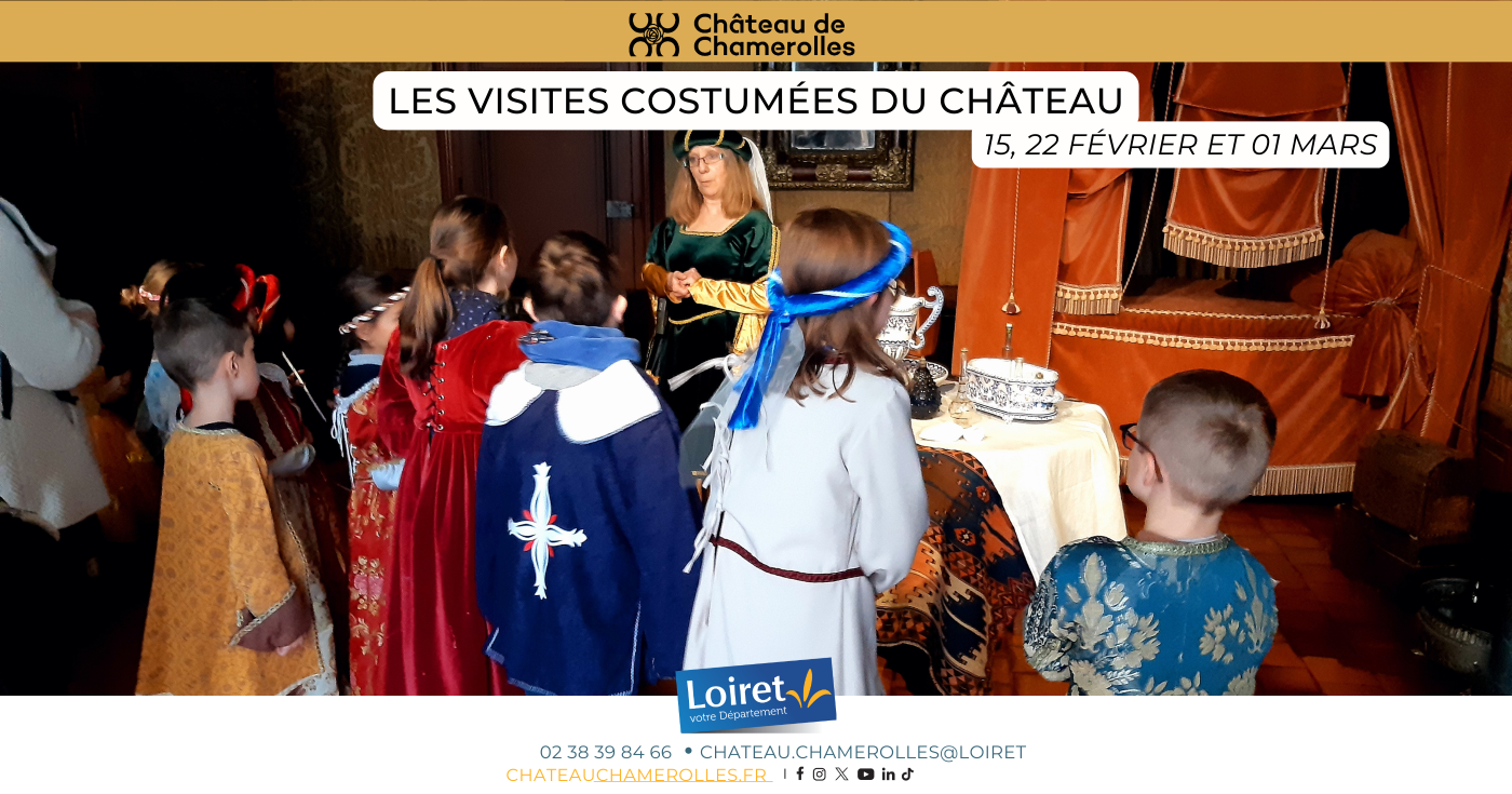 Les visites costumées du château