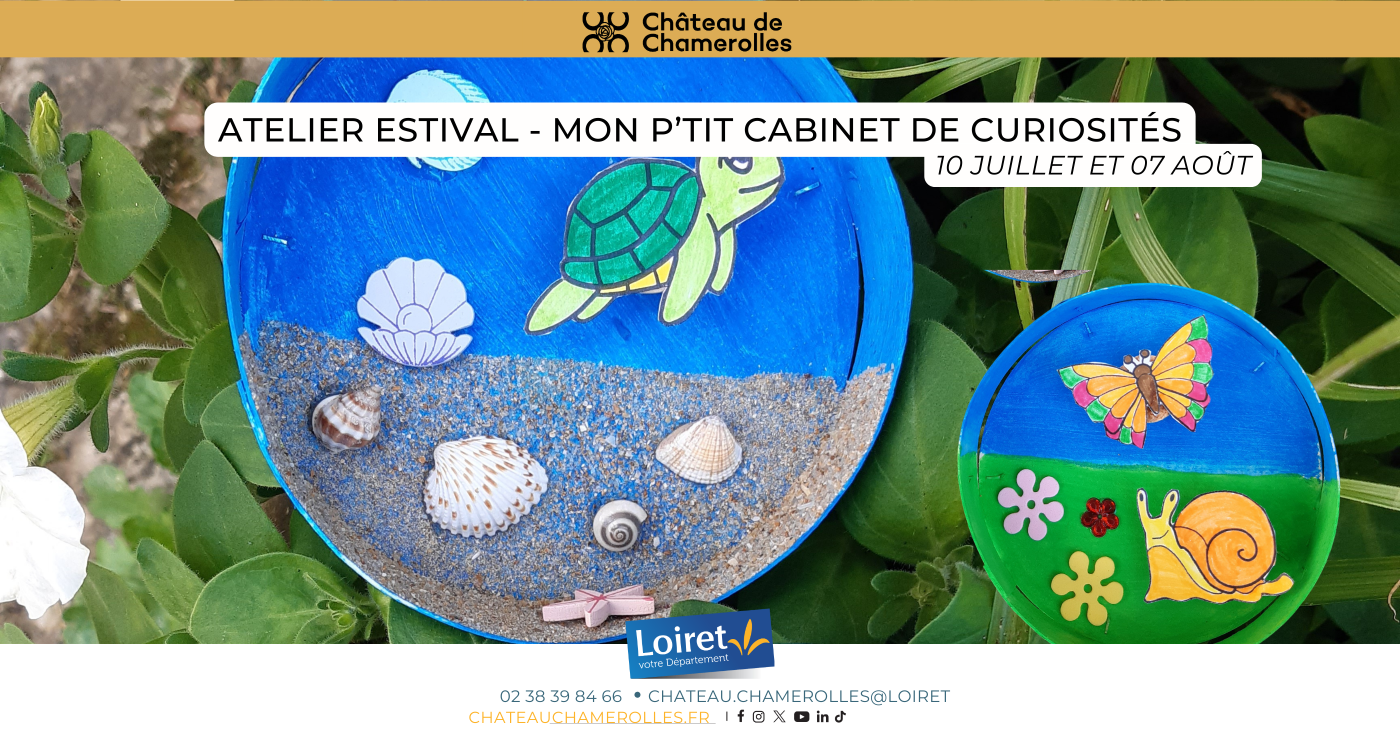 Atelier "Mon petit cabinet de curiosités"