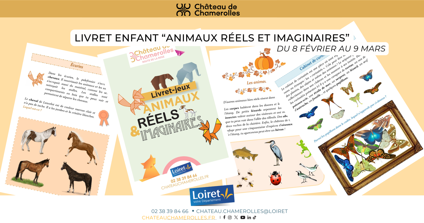 Livret enfant animaux réels et imaginaires