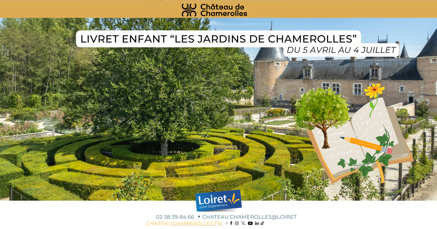 Livret enfant les jardins de Chamerolles